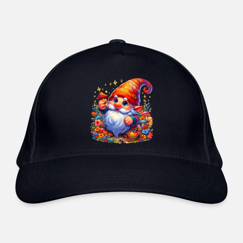 Gnome Goblin Elf Organic Baseball Cap