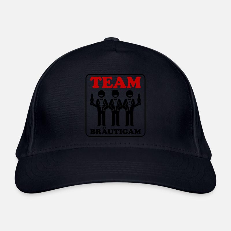 Fête du marié de mariage Casquette classique bio