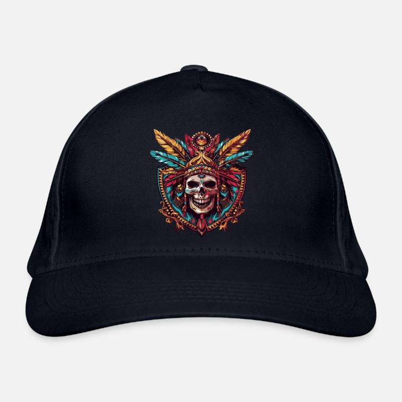 Crâne indien Casquette classique bio