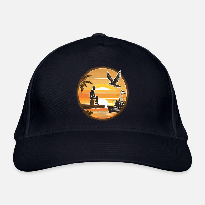 Karibik Landschaft Bio-Baseballkappe