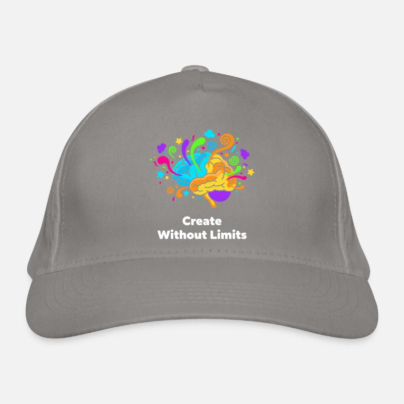 Creative brain art without limits Organic Baseball Cap