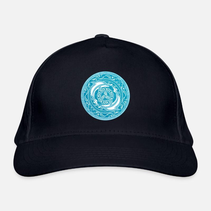 Celtic dolphins Organic Baseball Cap