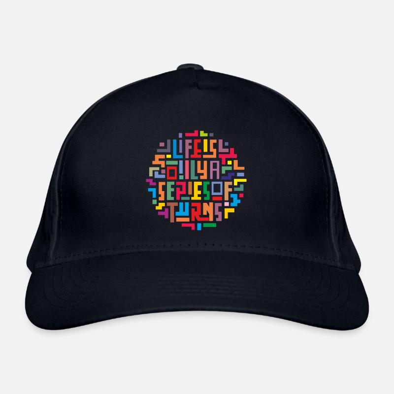 rainbow letter- puzzle Organic Baseball Cap