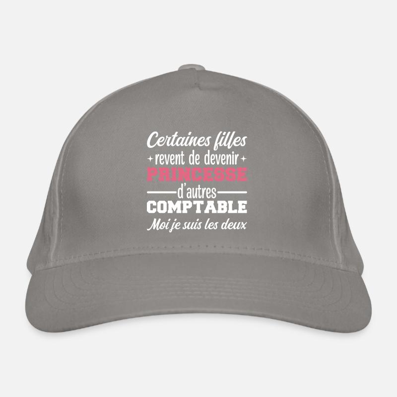 Princesse Comptable Casquette classique bio