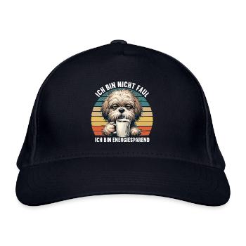 Ich Bin Nicht Faul Bolonka Bolonka Zwetna Bolonkas - Bio-Baseballkappe - Navy - Vorne