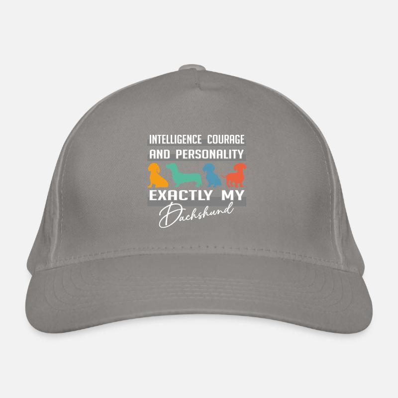 Intelligence, courage, personality - exactly my dachshund Organic Baseball Cap