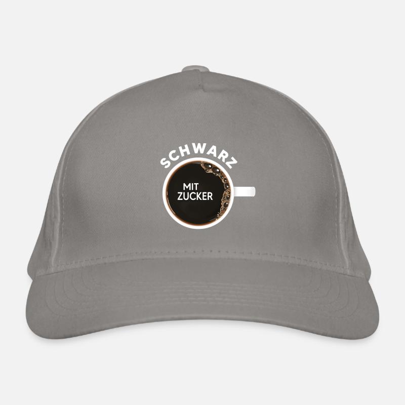 schwarzer Kaffee Kaffeetasse Kaffeetrinker Bio-Baseballkappe