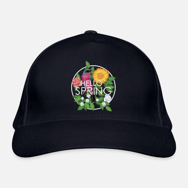 Hello Spring Organic Baseball Cap