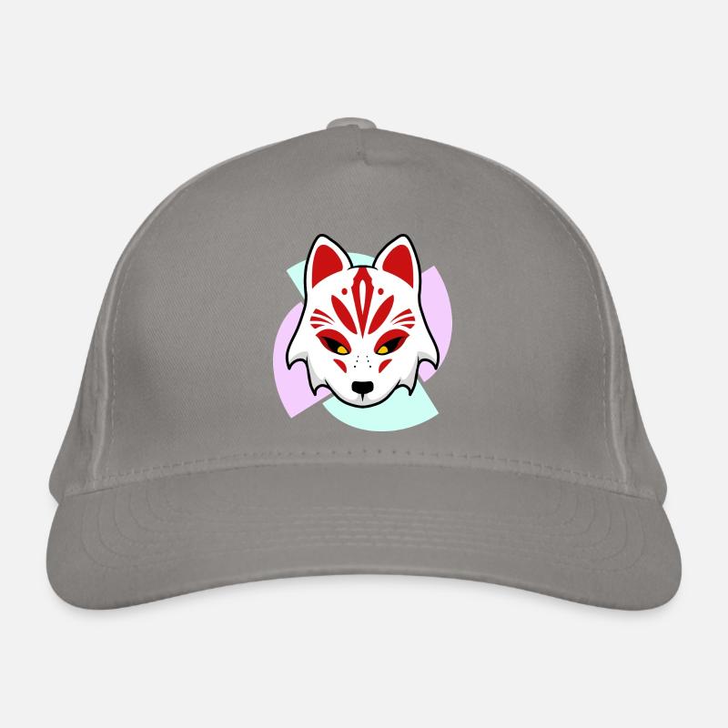 Kitsune Mask Organic Baseball Cap