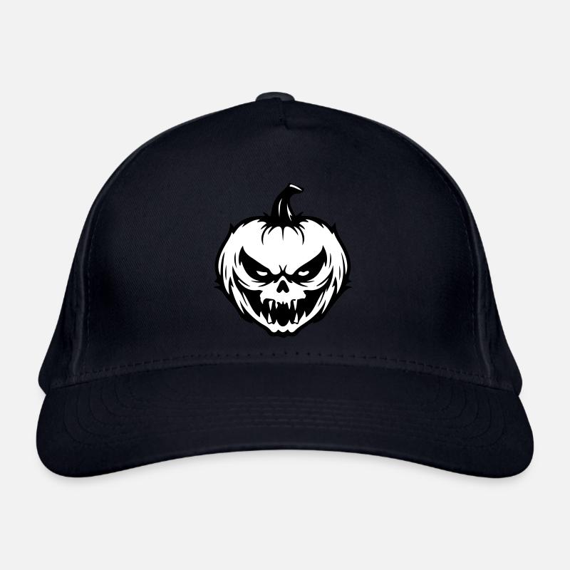 Halloween pumpkin grimace Organic Baseball Cap