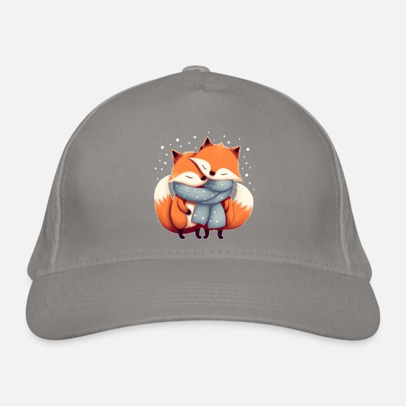 Couple de renards Casquette classique bio