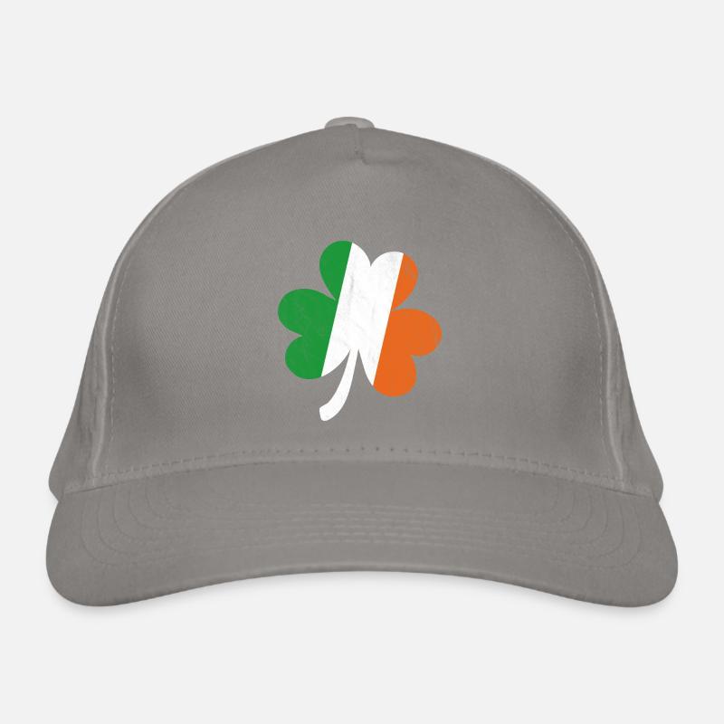 Shamrock drapeau irlandais Casquette classique bio