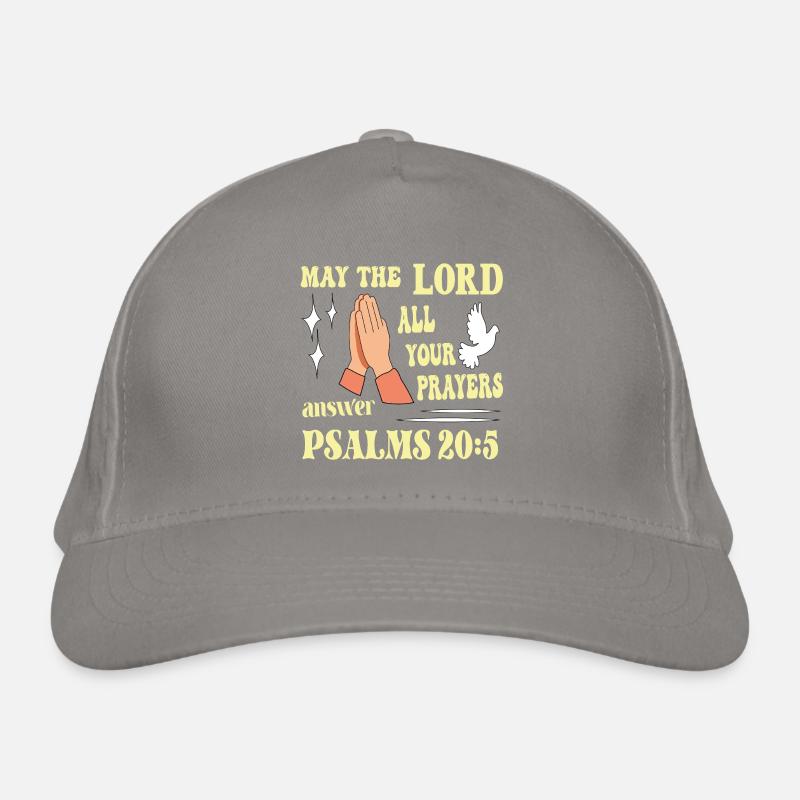 Psalm 20:5 May the Lord... Organic Baseball Cap