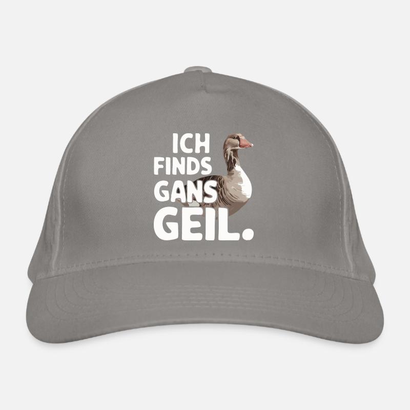 Gans Gänse Tier Bauernhof Bio-Baseballkappe