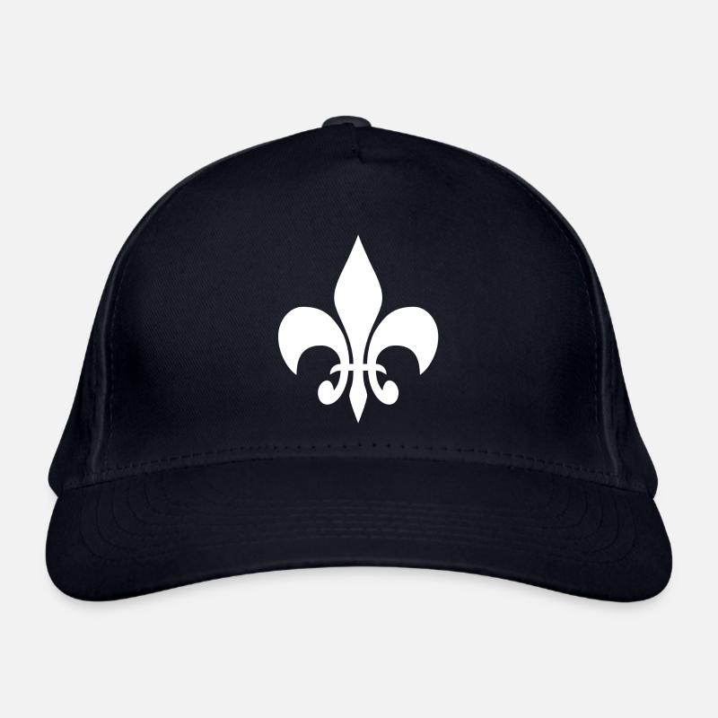 Fleur-de-lys Bio-Baseballkappe