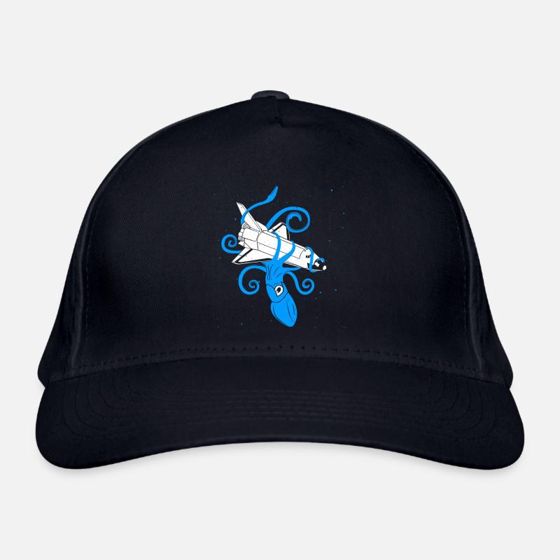 Squid vs Space Shuttle Organic Baseball Cap