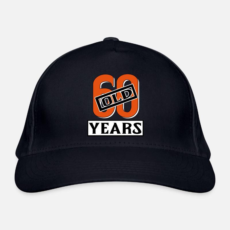 60 years old present sixty Organic Baseball Cap