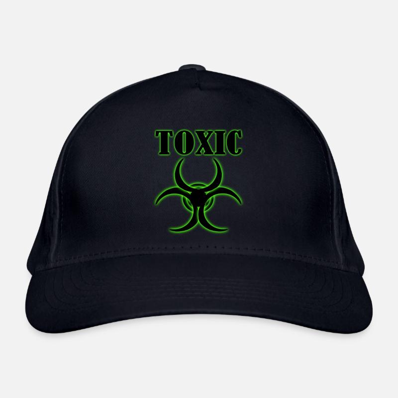 Toxic mit Zeichen Bio-Baseballkappe