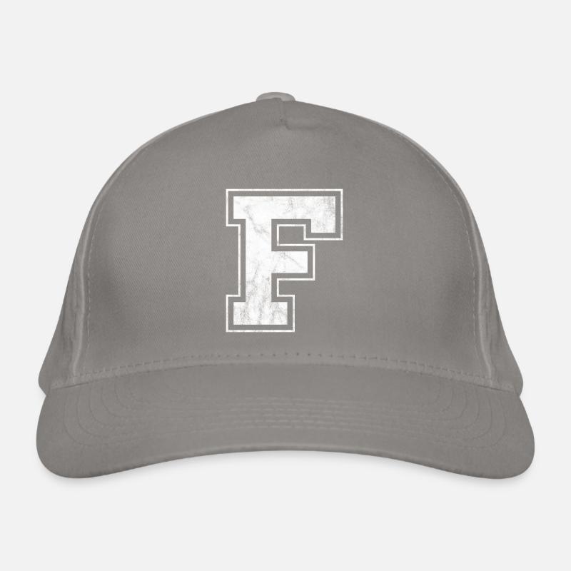 Buchstabe F Bio-Baseballkappe