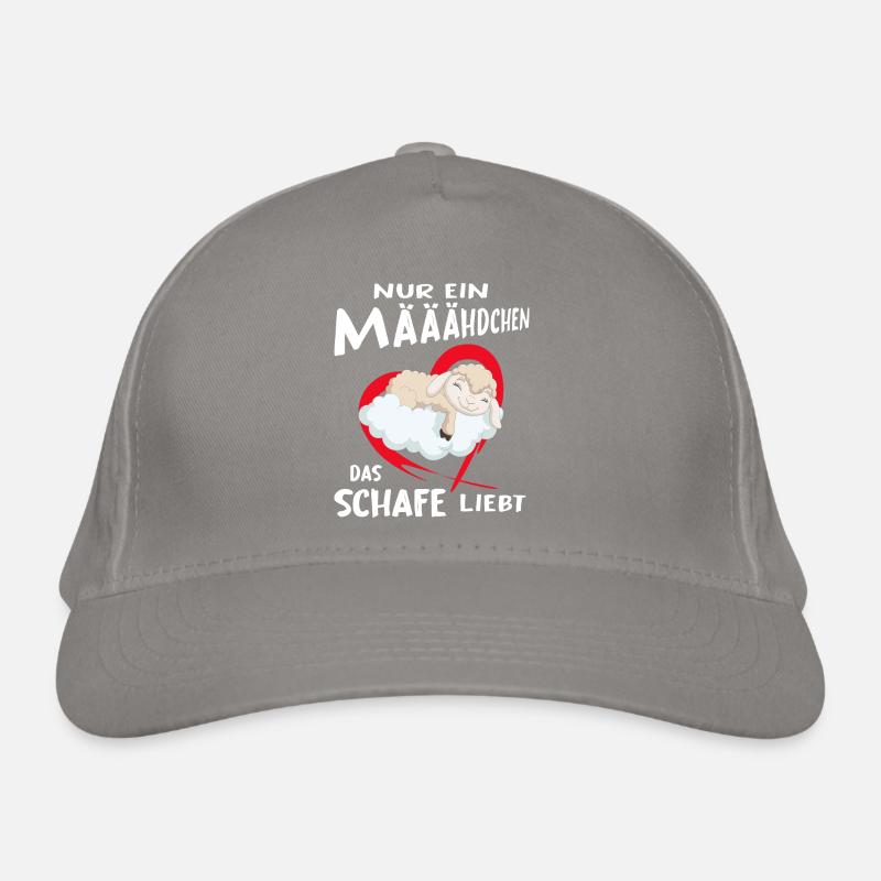 schaf määädchen das schafe mag schafgirl Bio-Baseballkappe