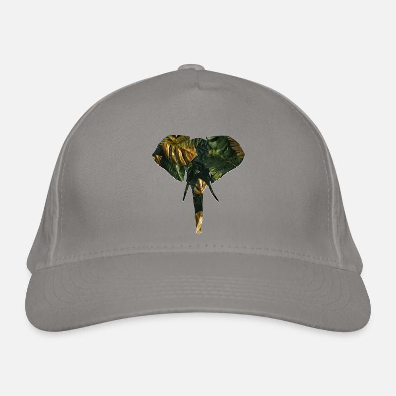Éléphant dans la jungle Casquette classique bio