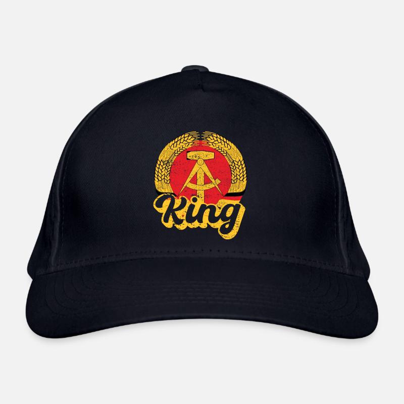 DDR Nostalgie King Geschenk Bio-Baseballkappe