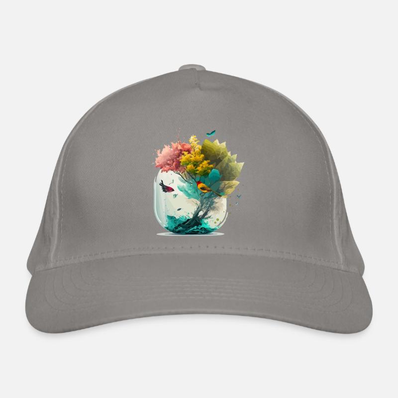 The miniature forest Organic Baseball Cap