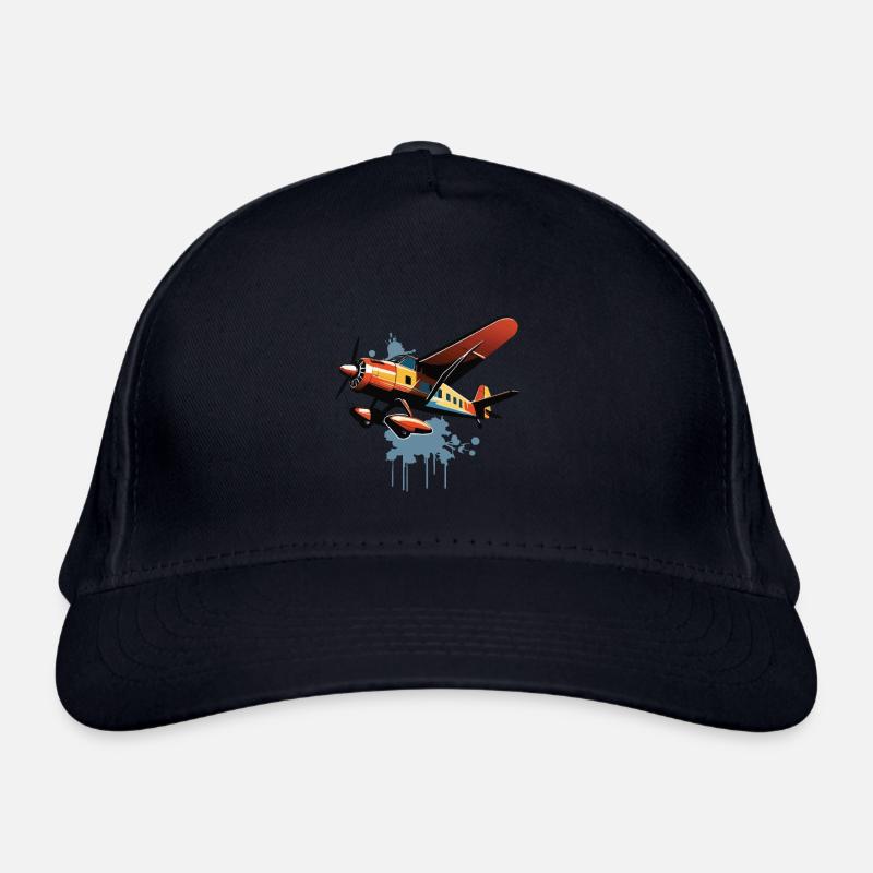 Model Airplane Pilot Airplane Hobby Design Organic Baseball Cap