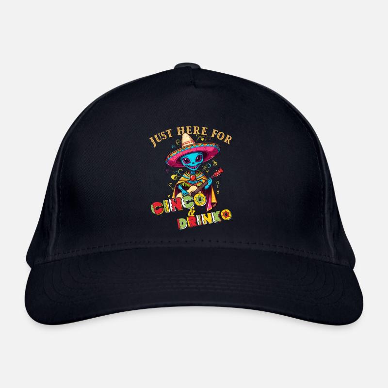 Fiesta Alien Spruch Lustiger Mexikanischer Bio-Baseballkappe