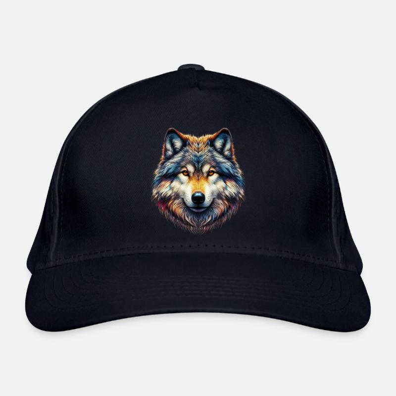 Wolf Organic Baseball Cap