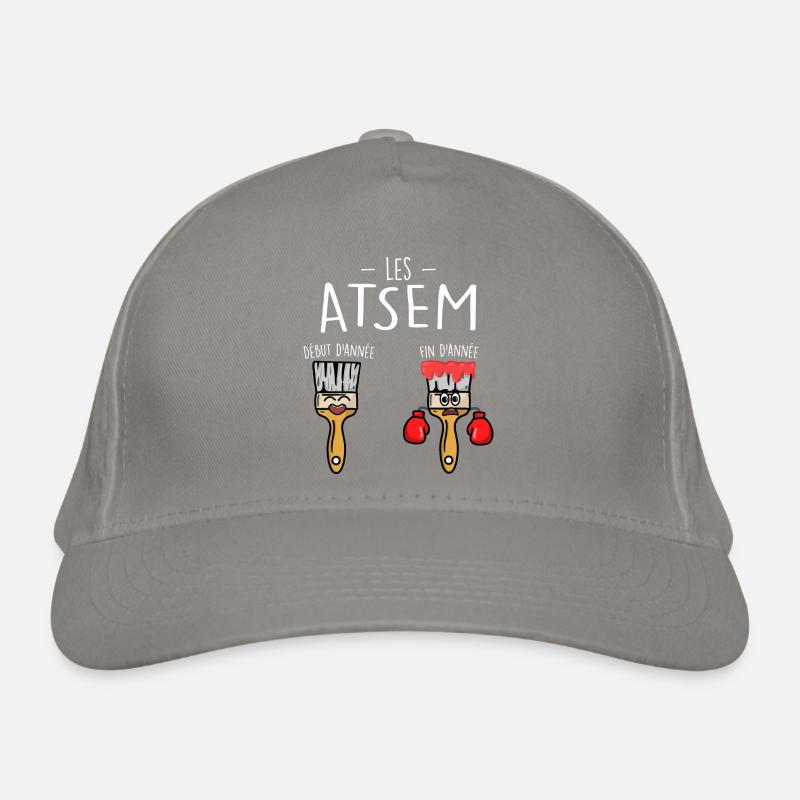 les ATSEM en début et fin d'année Casquette classique bio
