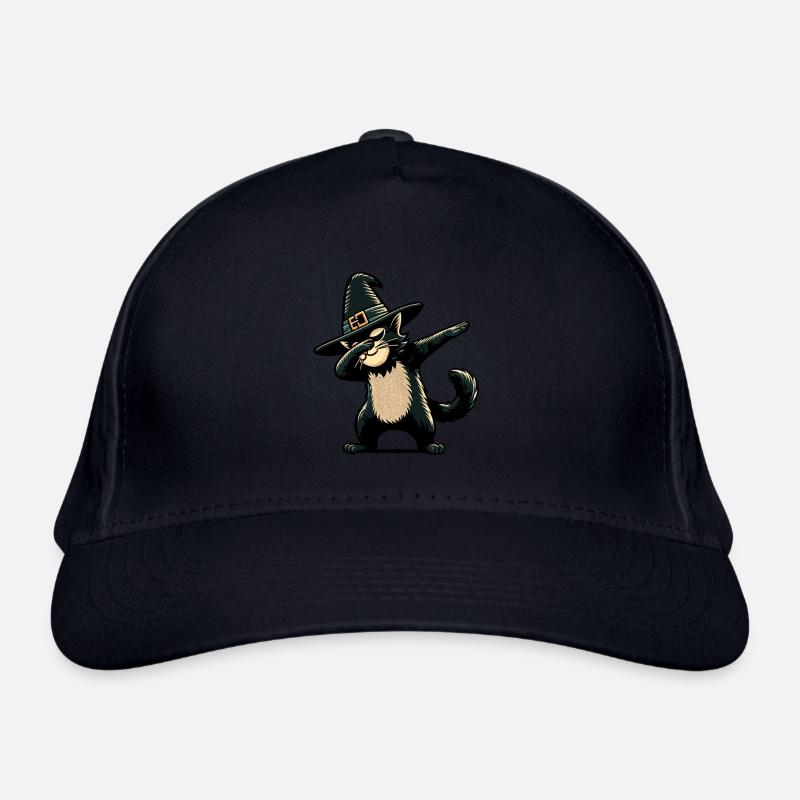 Dabbing Sorcières Chat Drôle Chat Amoureux Casquette classique bio
