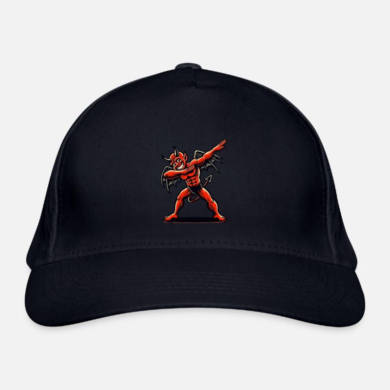 unDabbender Teufel Lustiges Dabbing Design Bio-Baseballkappe