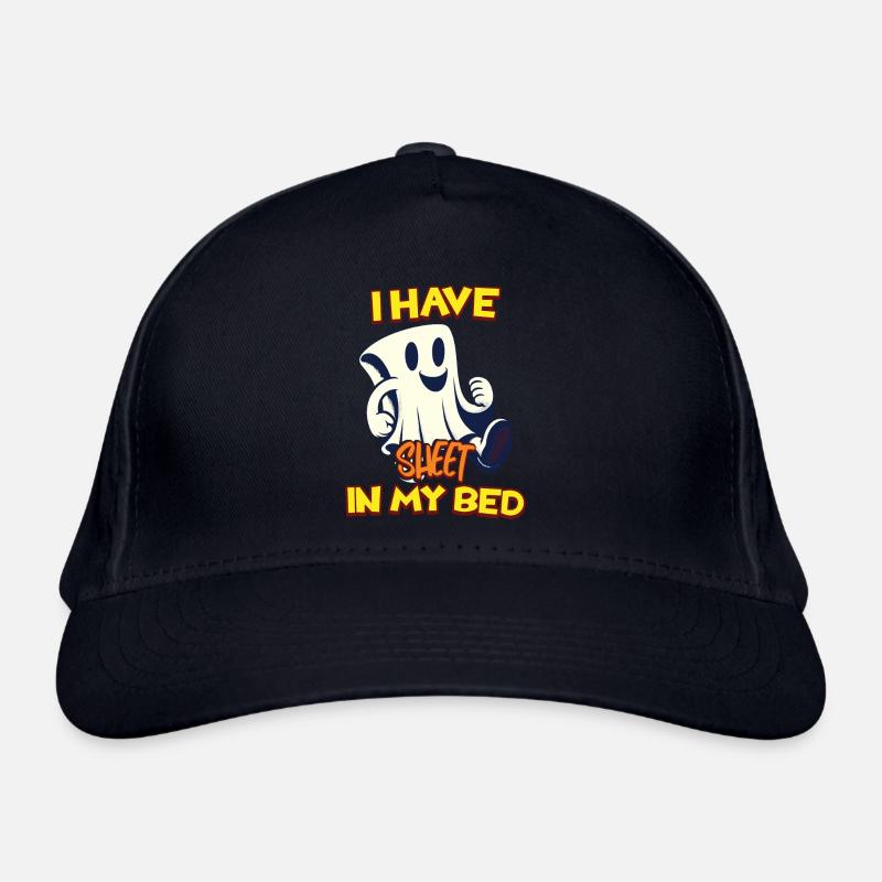 Lustiger Geister Spruch il y a un drap dans mon lit Casquette classique bio