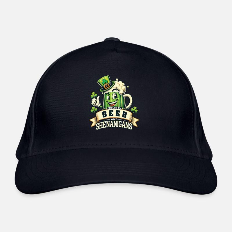Bière et farces de la Saint-Patrick Casquette classique bio
