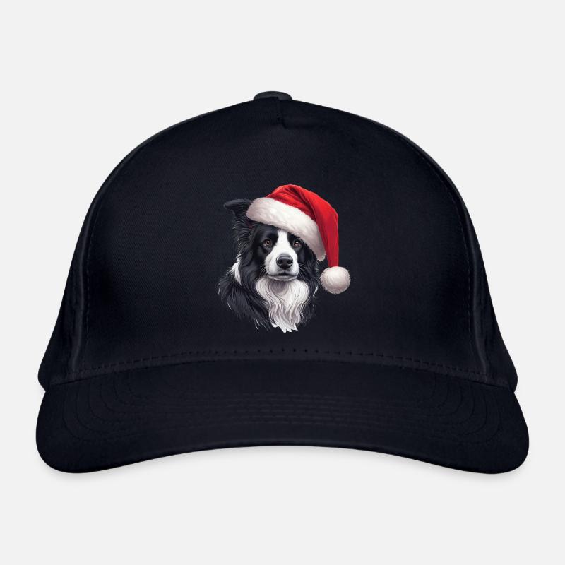Border Collie Geschenke Bio-Baseballkappe