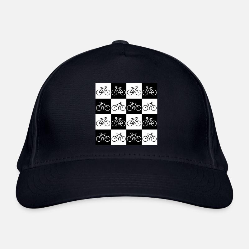 Damier De Vélos Pour Cycliste Casquette classique bio