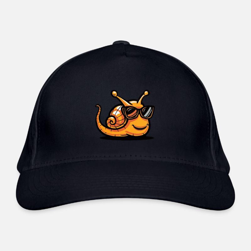 Escargot Bande dessinée cool Casquette classique bio