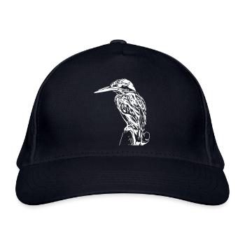 Eisvogel - Bio-Baseballkappe - Navy - Vorne