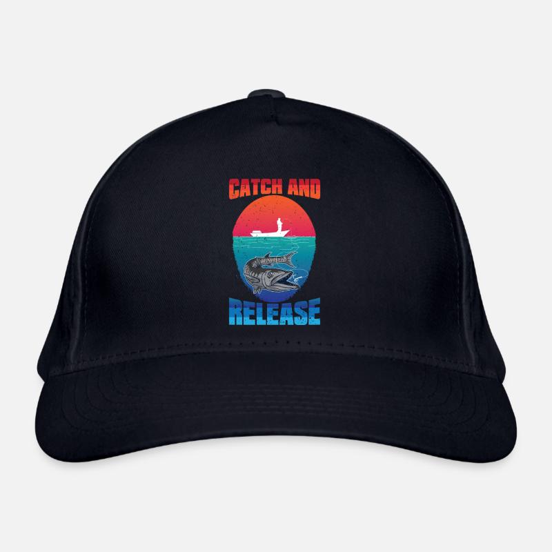 Pêche à partir du bateau Catch and Release Casquette classique bio