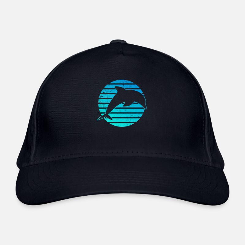Delfin Wal Logo Bio-Baseballkappe