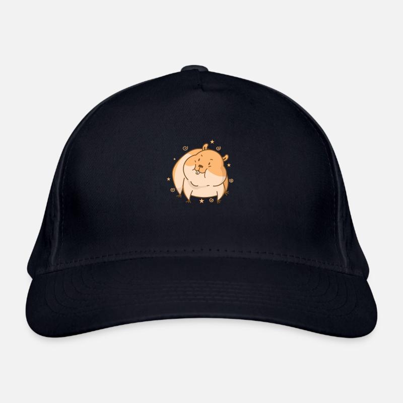 cute hamster rodent pet Organic Baseball Cap