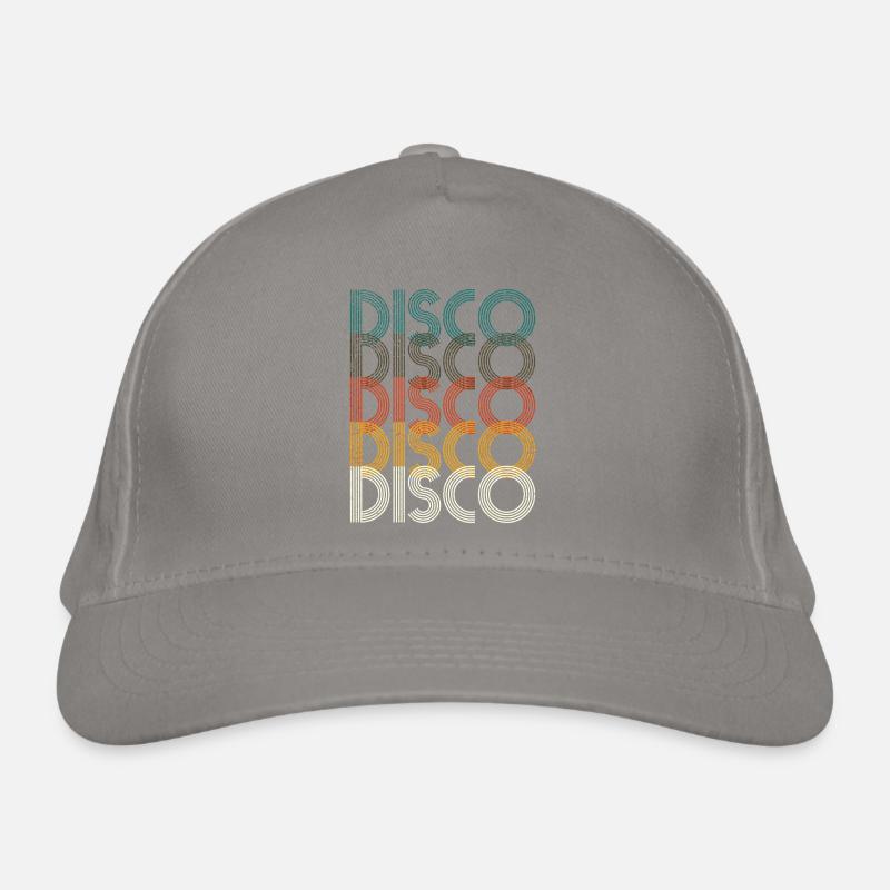 disco music Organic Baseball Cap