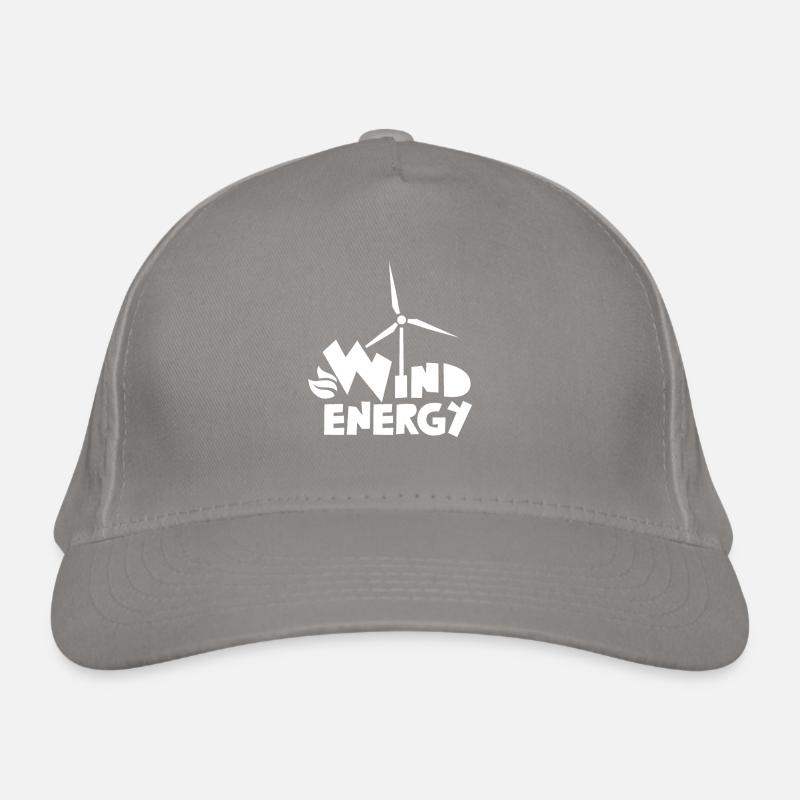 Windenergie Windkraftanlage Windkraft Windrad Bio-Baseballkappe