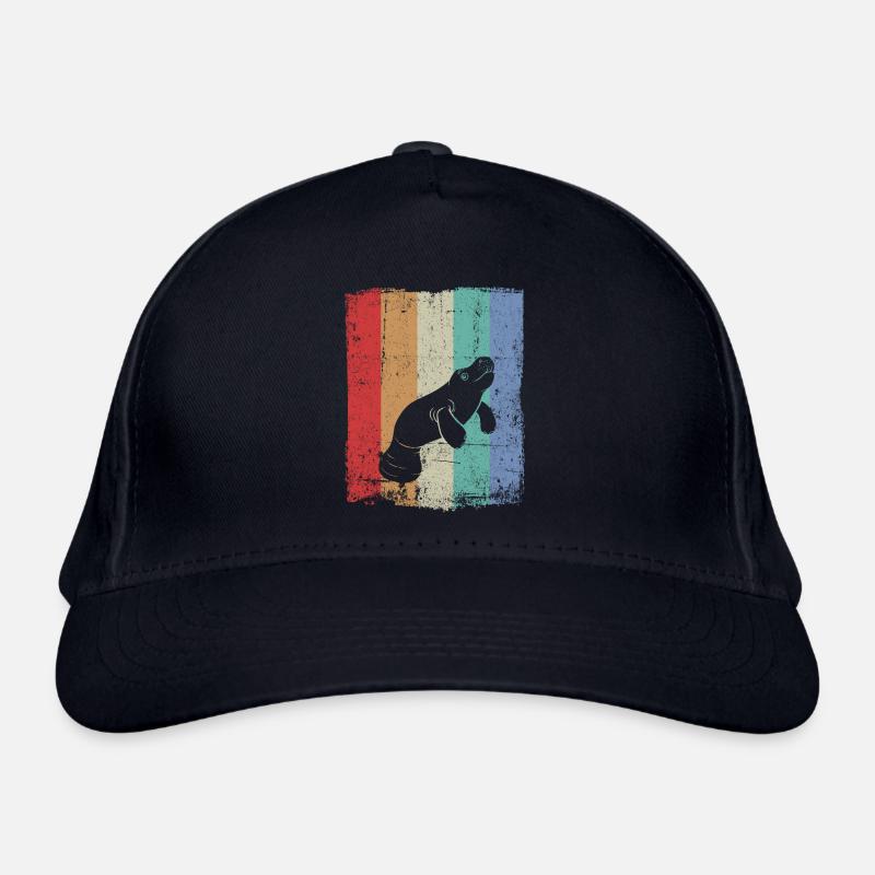 Manatees Funny Manatee Organic Baseball Cap