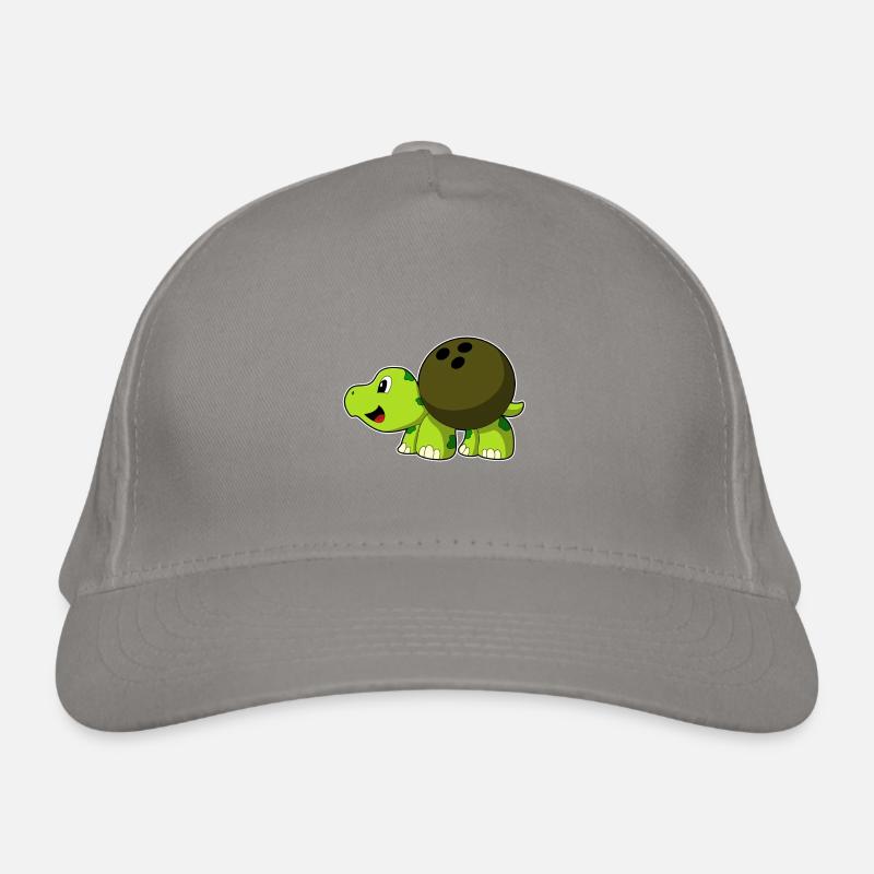 Bowling de tortue avec boule de bowling Casquette classique bio
