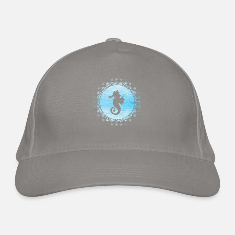 Seepferdchen Bio-Baseballkappe