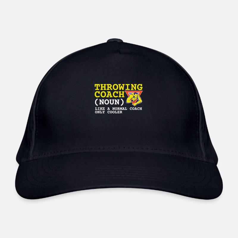 Track And Field Coach Discus Thrower Shot Putters Organic Baseball Cap