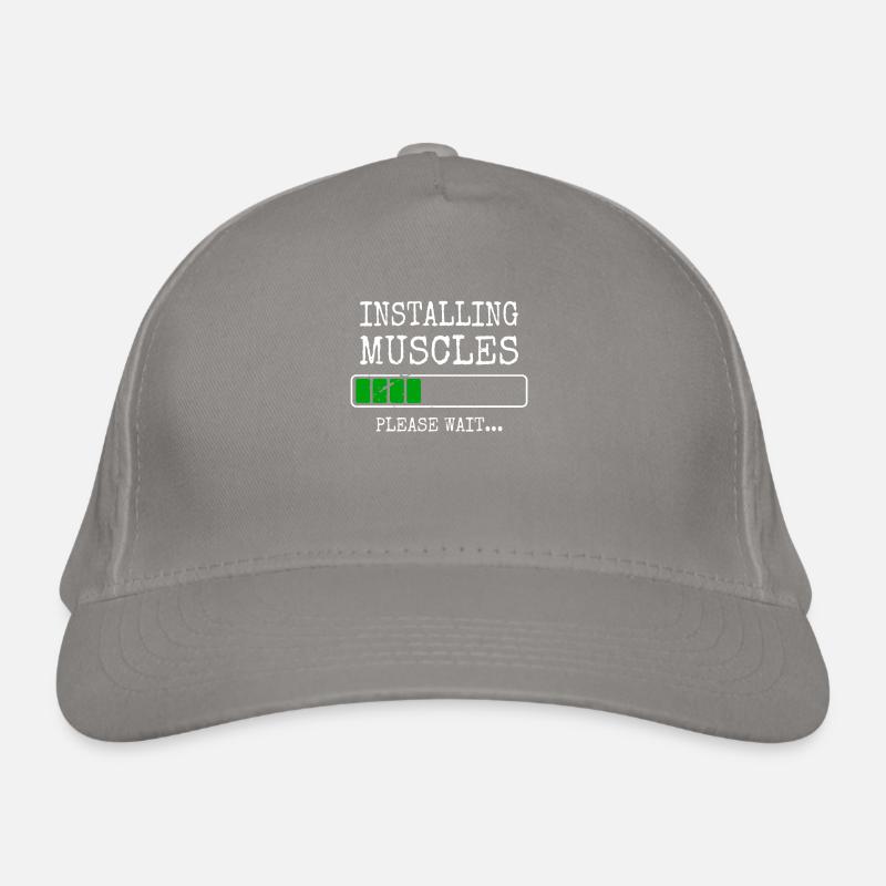 Installing Muscles Muscles Installs Gym Workout Organic Baseball Cap