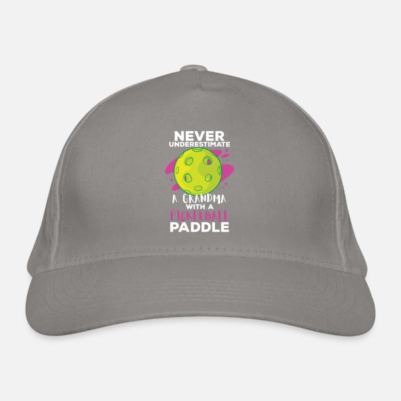 Never Underestimate A Grandma With A Pickleball Organic Baseball Cap